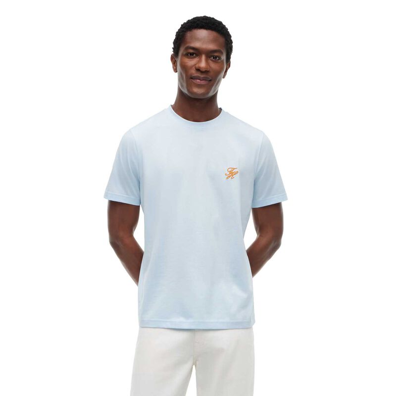Tommy Hilfiger Logo Embroidery Jersey T-Shirt image number 0